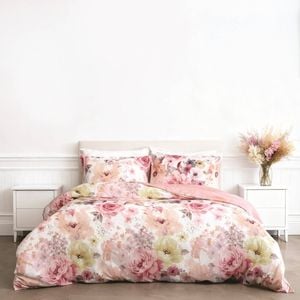 Odyssey Living Sabine Quilt Cover Set Cotton Home Bedding Double Multicoloured