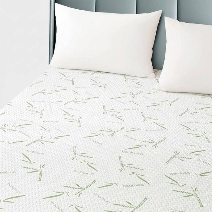 King Single Bamboo Mattress Protector, Upgraded Design 3-Layer, Waterproof