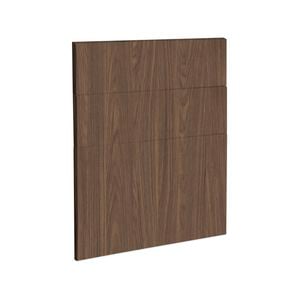Kaboodle 600mm Walnut Modern Drawer Panel - 3 Pack
