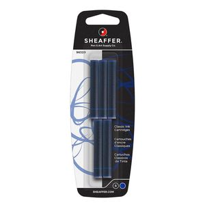 Skrip Fountain Pen Ink Cartridges (5 Per Card) (Blue)
