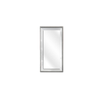 Elegant Collections Silver Medium Beaded Mirror Tray