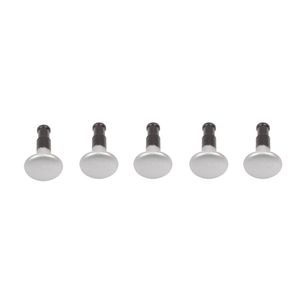 x5 Genuine Oven Clock Timer Buttons Complete Assembly (Silver) EA6840001000008, suits Ilve