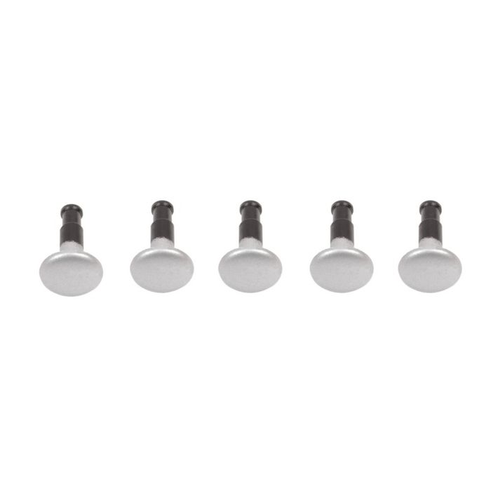 x5 Genuine Oven Clock Timer Buttons Complete Assembly (Silver) EA6840001000008, suits Ilve