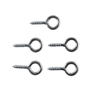 Everhang 8mm Zinc Plated Screw Eyes - 5 Pack