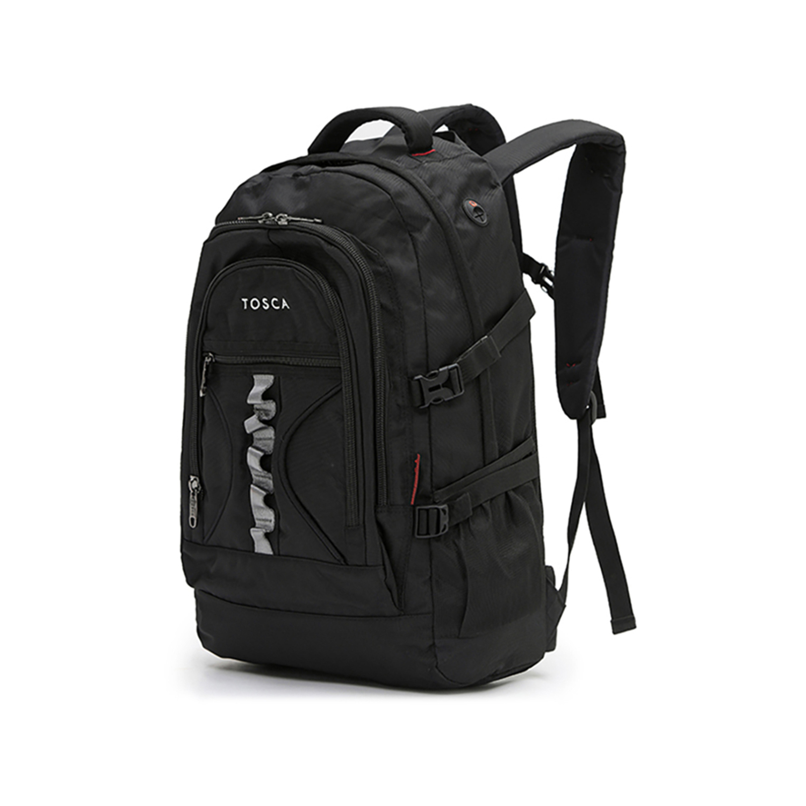 Tosca 50l 58x38x23cm Deluxe Padded Backpack Black Bunnings Australia