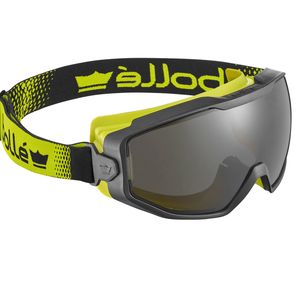 Bollé Safety Black/Yellow Frame Smoke Platinum Lens Spectrum Goggle