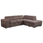 Maxis 4 Seater Sofa Lounge Bed With Right Hand Facing Chaise And two Storage Ottoman Couch Solid Wood Frame