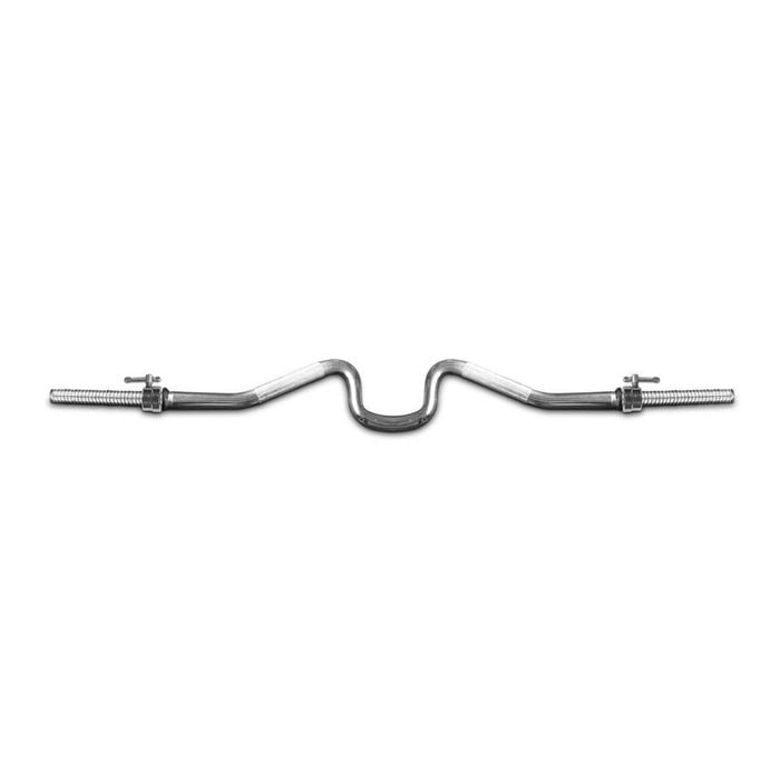 Ezy Supercurl Bar & Collars V2 Weightlift Home Workout Exercise 47in