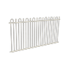 ProtectorAl 1201 - 2399 x 1200mm Surfmist Aluminium Pool Fence Panel Loop And Spear