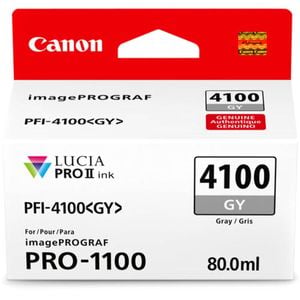 Canon PFI-4100GY Gray Ink Cartridge - 80ml