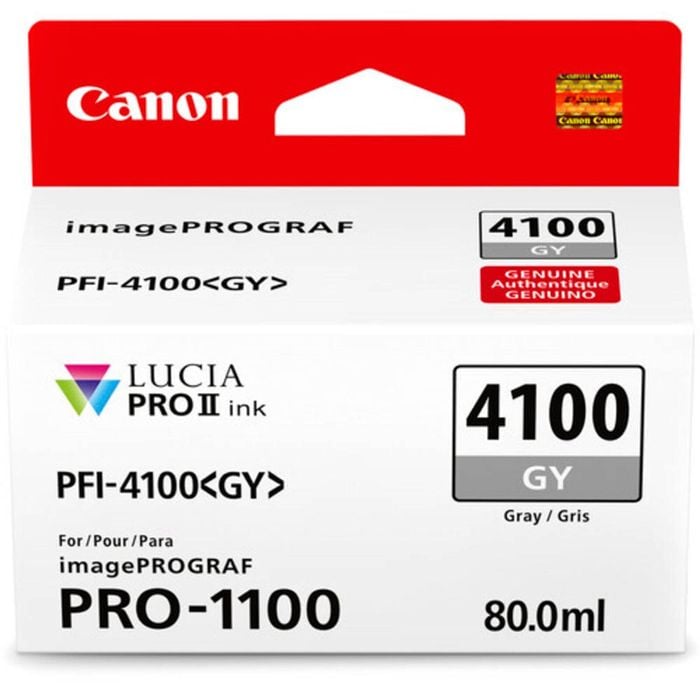 Canon PFI-4100GY Gray Ink Cartridge - 80ml