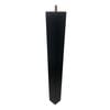 Adoored 53 - 40 x 400mm Black Square Tapered Pine Furniture Leg