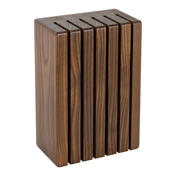 Icon Chef Magnetic Knife Block - Roasted Ashwood