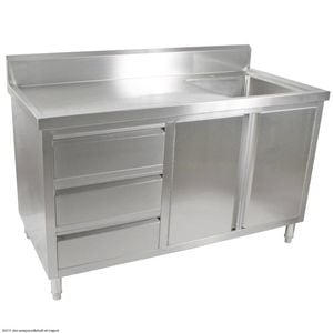 Modular Systems Cabinet With Right Sink Sc-7-1500r-h