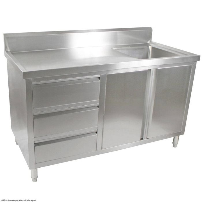 Modular Systems Cabinet With Right Sink Sc-7-1500r-h