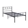 Foret Bed Frame Metal Single Size Mattress Base Steel Bedroom Base Platform