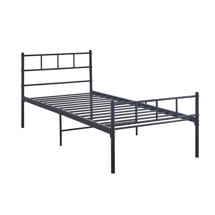 Foret Bed Frame Metal Single Size Mattress Base Steel Bedroom Base Platform