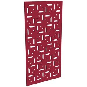 ProtectorAl 300-1200w x 1201-2400h Dark Red/Gloss White Mosaic Unframed Composite Deco Panel