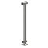 Peak 1000mm Silver Aluminium Deck Balustrade Mid Post