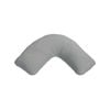 Sensory Curved Pillowcase - Light Grey