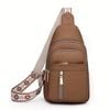 Unisex Crossbody Bag With Adjustable Strap