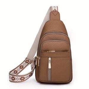 Unisex Crossbody Bag With Adjustable Strap
