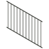 ProtectorAl 350-1200 x 900mm Woodland Grey Raked 16-30º Flat Top Garden Fence Panel
