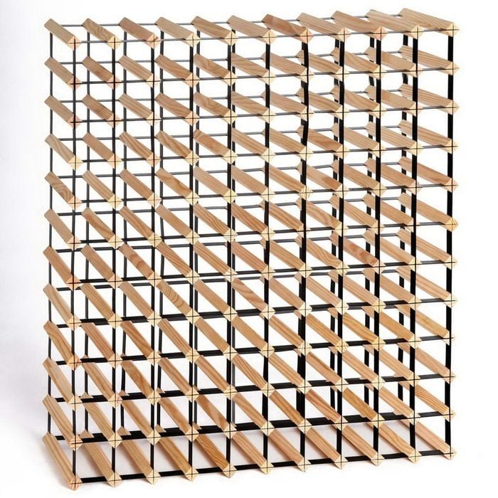 Artiss 120 Bottle Wine Rack Natural