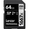 Lexar Professional 1667x SDXC UHS-II SD Card - 64GB