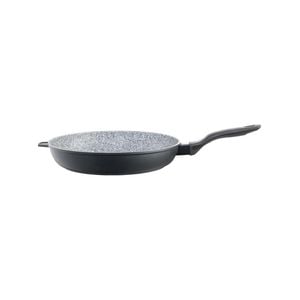 Stonex2 Ceramic Non Stick Cast Aluminium Frypan With Helper Handle 32cm Baccarat