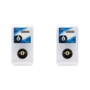 2PK Formula Sports No. 8 Ball 2" Blister Billiard/Pool Game - Black