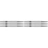 6pc Target Swiss DX Diamond Grip Dart Points 35mm - Silver