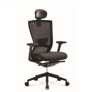 FURSYS CHA4300W SIDIZ T50(HLDA) Black Frame Office Desk Chair