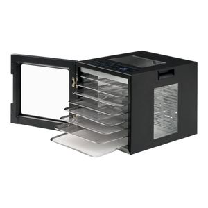 Morphy Richards 8 Shelf Food Dehydrator Stainless Steel Trays 10 Presets  Black