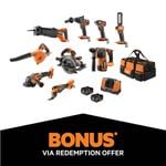 AEG 18V 9-Piece FUSION/Brushless 5.0Ah FORCE Kit