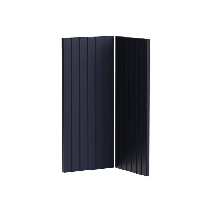Kaboodle Berry Blue V-Groove Corner Base Cabinet Doors - 2 Pack