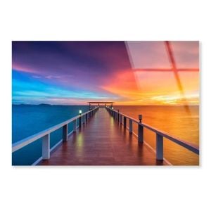 Landscape Wooded Bridge  Print 100% Australian Made 50 x 40cm  (Acrylic)