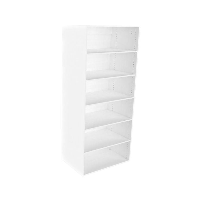 Lugna 2048 x 900 x 580mm White 5 Shelf Storage Cabinet