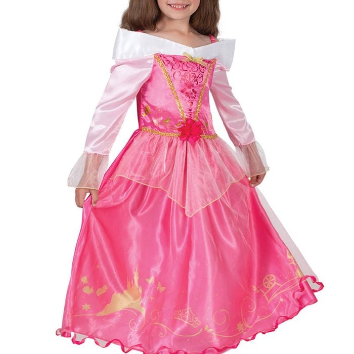 Deluxe Storyteller Aurora Girls Disney Princess Costume - 6-8
