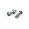 ZENITH M10 x 50mm Zinc Plated Hex Head Bolts and Nuts