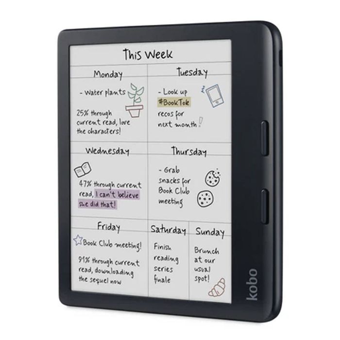 Kobo Libra Color Reader w/ Stylus 2 - Black