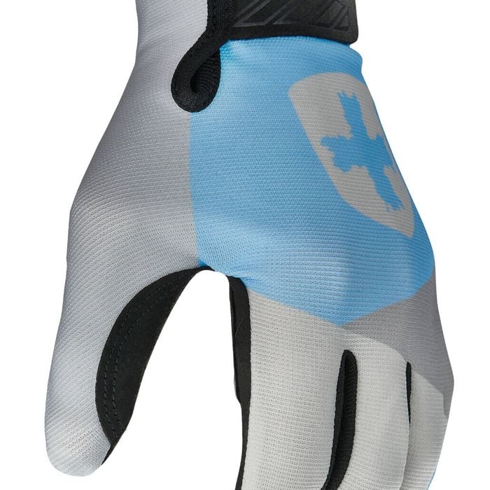 Harbinger Women's Small Shield Protect Fitness Gloves - Blue/Grey