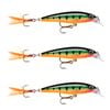 3x Rapala 8cm X Rap Jerkbait/Slashbait Hard Body Fishing Lures - Perch