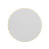 Attica 700mm Brushed Gold Baia Framed Premium Round Mirror