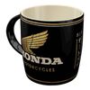 Nostalgic Art Ceramic Mug Honda MC Motorcycles Coffee - Black