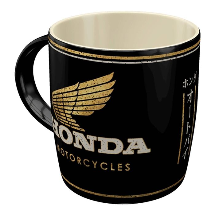 Nostalgic Art Ceramic Mug Honda MC Motorcycles Coffee - Black