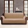 Custom Fit 2-Seater Sofa Cover Protector Dark Flax