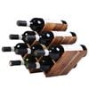 Sherwood Home Natural Acacia Wood 8 Bottle Tabletop Wine Rack - Brown