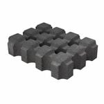 Adbri Masonry 420 x 315 x 90mm Charcoal Turfgrid Paver
