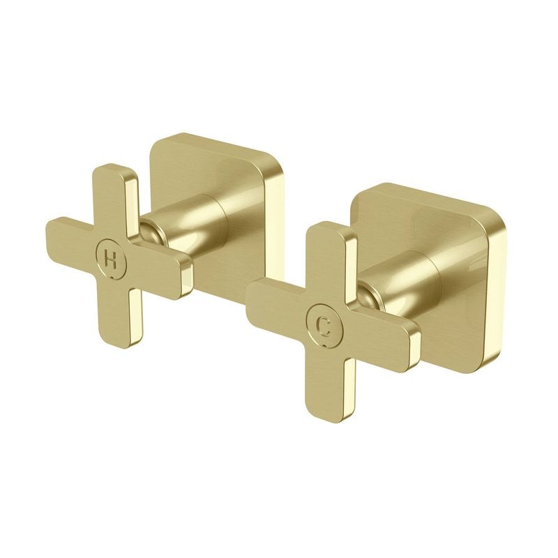 Mondella Brushed Brass Lead Free Overture Wall Top Assemblies